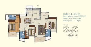 salarpuria-aqua-vista-3-bedroom-floor-plan