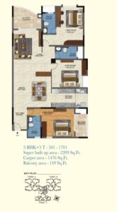 salarpuria-aqua-vista-3-bedroom-floor-plans